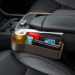 BASEUS Leather Car Seat Cup Coil Pocket Catcher Box Storage Organizer – Brown