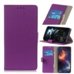 Wallet Leather Stand Case for ZTE Blade V10 Vita – Purple