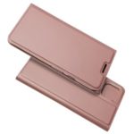 Magnetic Closure Leather Card Holder Phone Case for Google Pixel 4 XL – Rose Gold