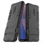 Plastic + TPU Hybrid Case with Kickstand for Oppo K3 / Realme X – Black