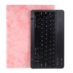Bluetooth Keyboard with Leather Tablet Stand Case for iPad Pro 10.5-inch (2017)/Air 10.5 inch (2019) – Black/Pink