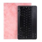 Bluetooth Keyboard with Leather Tablet Stand Case for iPad Pro 10.5-inch (2017)/Air 10.5 inch (2019) – Black/Pink