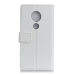 Wallet Leather Stand Cell Phone Case for Nokia 6.2 / 7.2 – White