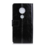 Crazy Horse Leather Wallet Case for Nokia 6.2/Nokia 7.2 – Black