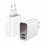 BASEUS Speed Dual QC3.0 Quick Charger Digital Display Wall Charger 45W – EU Plug