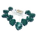 10-LED Fairy String Lights Battery Operated Christmas Wedding Garden Decoration – Leaf