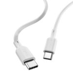 BENKS D36 USB Type-C to USB Type-C Charger Cable for Samsung Huawei – White