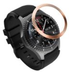 Fabric Material Watch Frame Replacement for Samsung Gear S3 Frontier – Rose Gold
