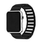 Magnetic Stainless Steel Watch Band for Apple Watch Series 4 44mm/Series 3/2/1 42mm – Black