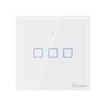 SONOFF T0EU3C-TX 86 WiFi Smart Wall Switch APP Remote Control for Alexa Google Home EU Plug – 3 Gang