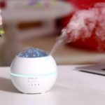 Cool Mist Humidifier Essential Oil Diffuser Portable USB Air Humidifier – White / EU Plug