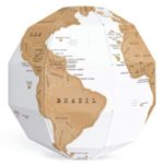 Scraping Map World Globe Educational Toy for Children
