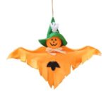 2PCS/Set Halloween Ghost Shape Pendants Ornament Cute Spooky Little Hanging Decorations – Orange