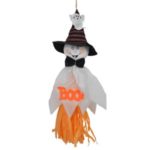 2PCS/Pack Halloween Hanging Ghost Ornament Cute Ghost Pendant – White