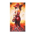 24×47 inches Unframed Waterproof Oil Painting Canvas Picture Wall Art Decor for Living Room Office