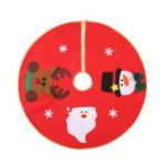 40 inches Diameter Christmas Tree Skirt Non-Woven Christmas Tree Decorations Ornaments