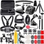 50pcs Camera Accessories Cameras Protection Tool Set for GoPro Hero 6 5 4 3+ 3 2 1 Hero Session 5 Black AKASO EK7000 Apeman SJ4000 5000 6000 Outdoor Photography