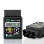 Car Auto BT Diagnostic Tool with ELM327 V2.1 OBD II – Black