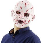 Full Head Breathable Bloody Monster Mask Made of Latex