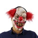 Full Face Creepy Toothy Clown Mask Made of Latex for Halloween Costume Party