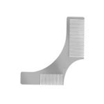 Stainless Steel Beard Comb Beard Shaping Brush Template Grooming Kit Facial Hair Trimmer – Silver