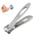 Stainless Steel Nail Clipper Toenail Clipper Cutter Fingernail Cutter – White