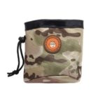 Camouflage Detachable Dog Training Treat Bags Pet Feed Pocket Portable Outdoor Puppy Food Saver Snack Reward Waist Bag – Khaki