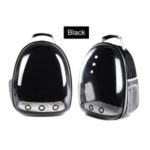 Clear Pet Backpack Outdoor Travel Carrying Bag Portable Breathable Space Capsule Cat Puppy Backpack – Black