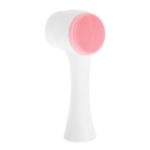 2-in-1 Face Brush Facial Cleaning Brush with Soft Bristles Pore Cleansing & Exfoliating Skin Care Tool Brush Face Massage – Pink