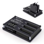 Battery Charger Hub 3 in 1 and 12V/3A AC to DC Adapter for Insta360 One X Seflie Camera – EU Plug