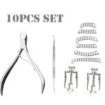 Stainless Steel Toenail Correction Tool Set Foot Care Tools – 10PCS