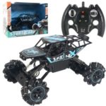 1: 12 Scale 2.4G RC Car 4WD Drift Climbing Remote Control Stunt Car RC Car Toy with Lights Music – Blue