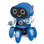 Electric Baby Toy Music Walking Dancing Light Robot – Blue