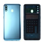 OEM Battery Housing Door Cover Repair Part with Rear Camera Glass Lens for Samsung Galaxy M30 M305 SM-M305/Galaxy A40s – Blue