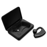 V10 Business Bluetooth Headphone Fast Charging Driver Earphone with Mic Noise Cancelling – Black