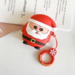 Silicone Christmas Series AirPods Cover for Apple AirPods with Charging Case (2019) / (2016) – Santa Claus