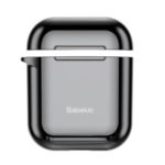 BASEUS Shining Hook TPU Case for Apple AirPods with Wireless Charging Case (2019) / AirPods with Charging Case (2019) (2016) – Black