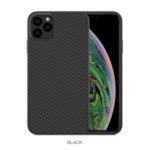 NILLKIN Synthetic Fiber Hard Plastic Protective Cell Phone Case for iPhone 11 Pro Max 6.5 inch – Black