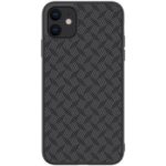 NILLKIN Synthetic Fiber Plaid Pattern PC TPU Hybrid Phone Case for iPhone 11 6.1 inch (2019)