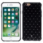 Rhinestone Decor Shockproof TPU Phone Case Cover for iPhone 6/6s 4.7-inch – Black