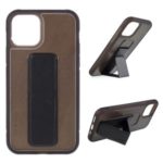 ROAR Aura Series TPU +  PU Leather + PC Kickstand Phone Case for iPhone 11 Pro Max 6.5 inch (2019) – Black