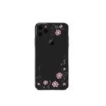 KAVARO Floret Swarovski Rose Gold Plated Hard Case for Apple iPhone 11 Pro 5.8 inch – Black