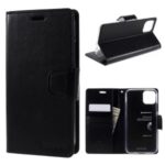 MERCURY GOOSPERY Sonata Diary Leather Wallet Stand Casing for iPhone 11 6.1-inch – Black