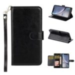 With 5 Card Slots Leather Cell Casing Cover for iPhone 11 Pro Max 6.5 inch – Black