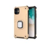 Armored PC + TPU Hybrid Kickstand Phone Case for Apple iPhone 11 Pro 5.8 inch – Gold