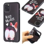 Pattern Printing Embossed TPU Case Covering for iPhone 11 Pro 5.8 inch – Kiss My Ass