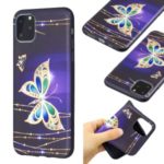 Pattern Printing Embossed TPU Case for iPhone 11 Pro Max 6.5 inch (2019) – Colorized Butterfly