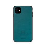 PINWUYO Pin Rui Series PU Leather Coated PC + TPU Phone Case for iPhone 11 6.1 inch – Blue
