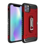 Armor Rugged PC + TPU Hybrid Case with Kickstand for iPhone 11 Pro Max 6.5 inch (2019) – Red