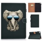 Universal Pattern Printing Leather Tablet Cover for iPad mini (2019) 7.9 inch/mini 4 3 2 1 – Elephant